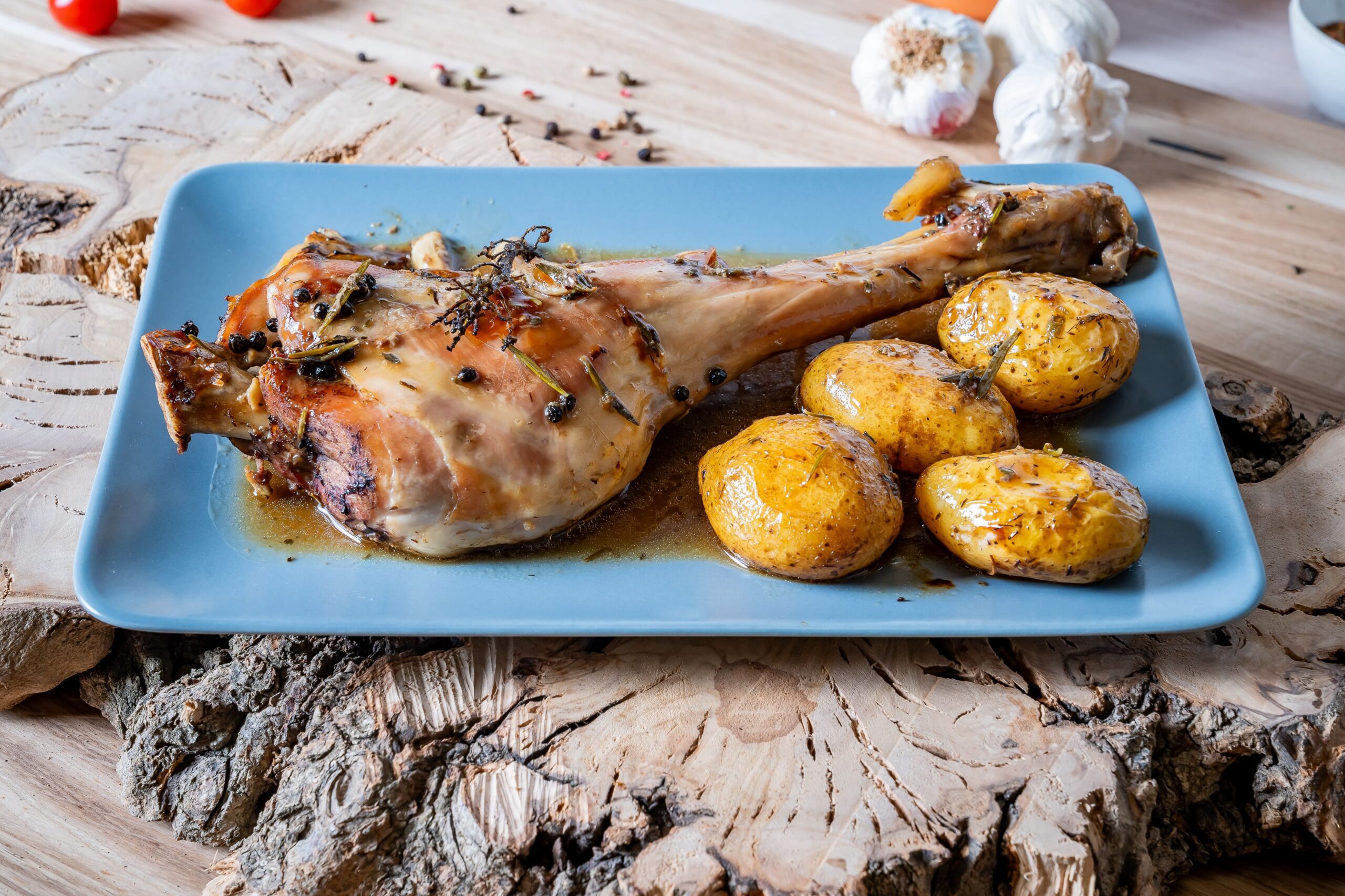 Pack pierna de cordero lechal + patatas baby