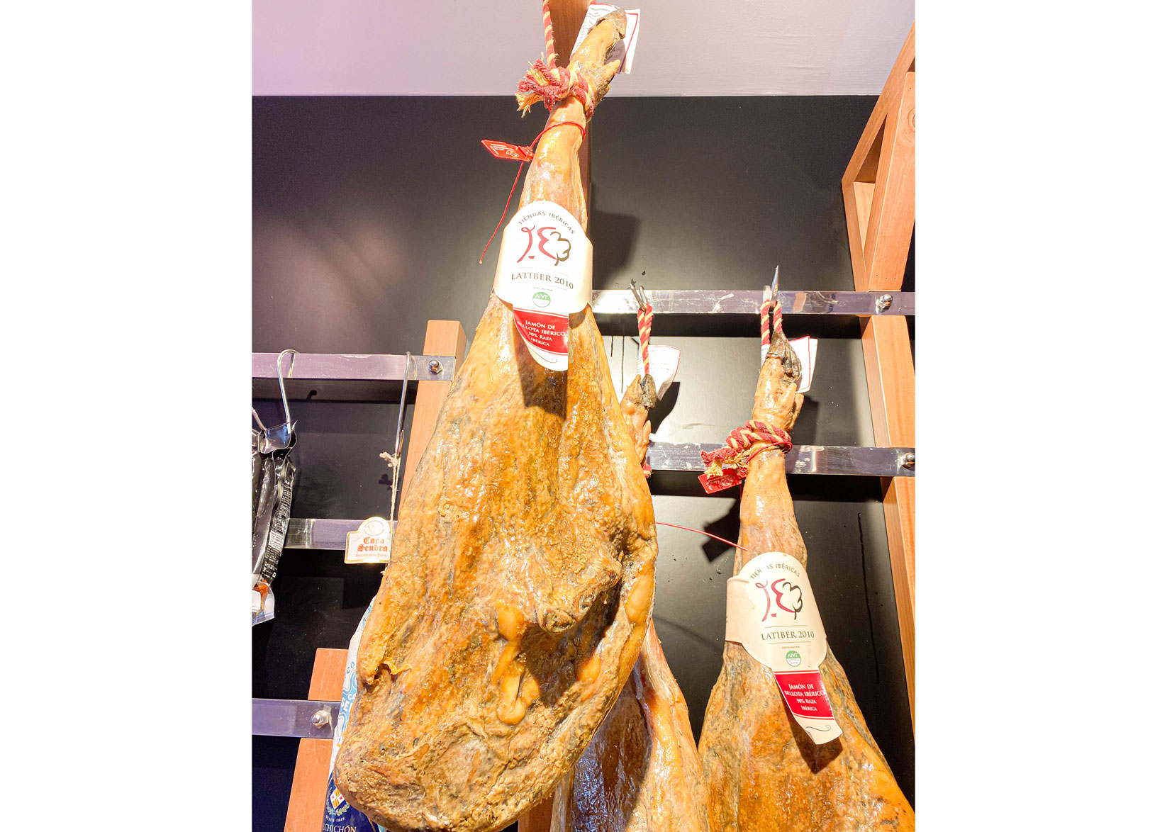 Jamón 50% raza ibérica de bellota