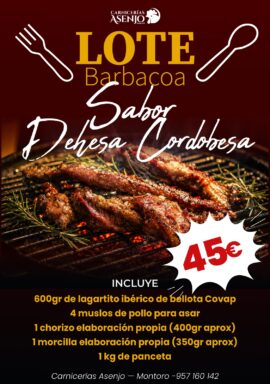 Lote Barbacoa - Sabor Dehesa Cordobesa
