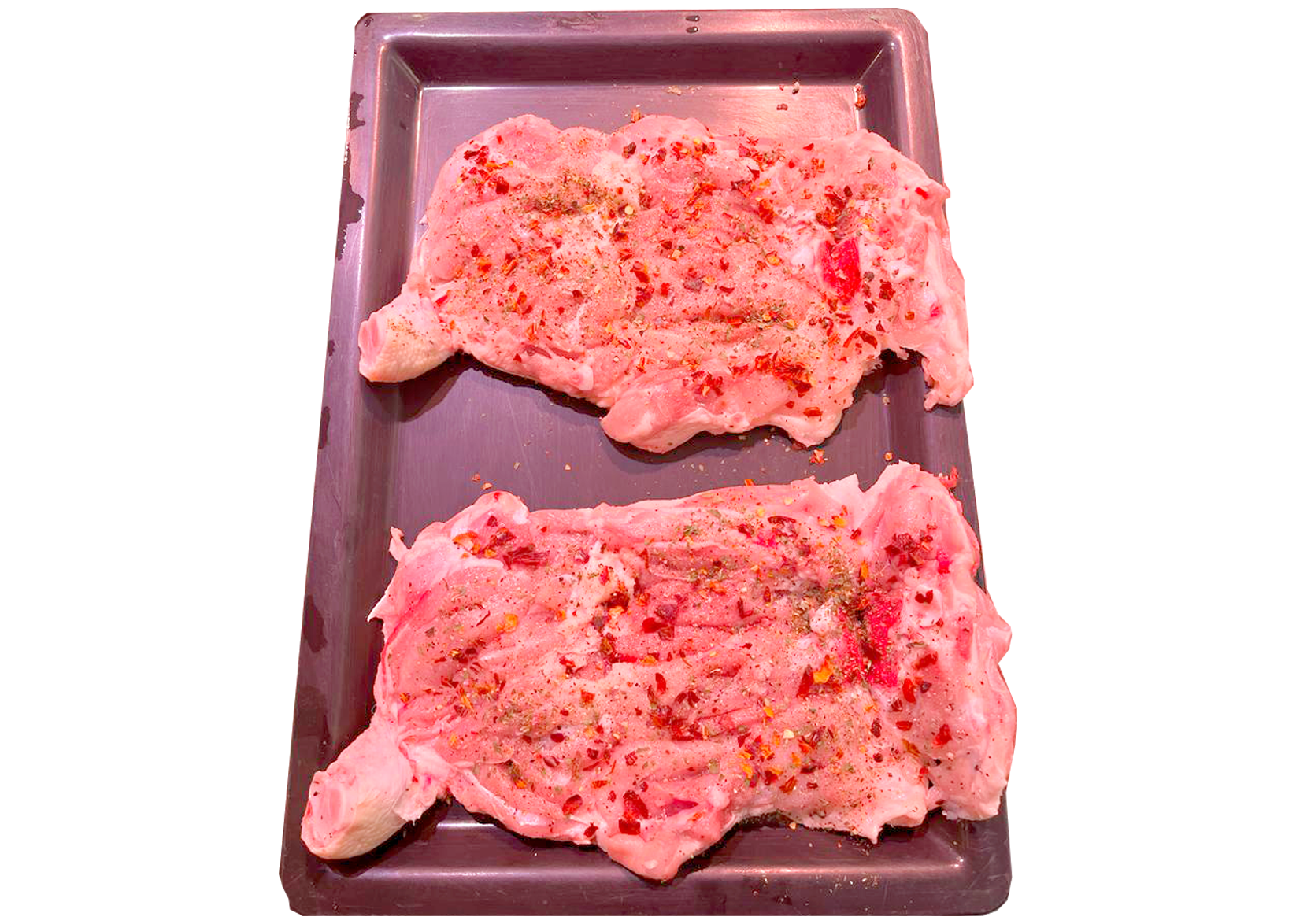 Muslos de pollo deshuesados
