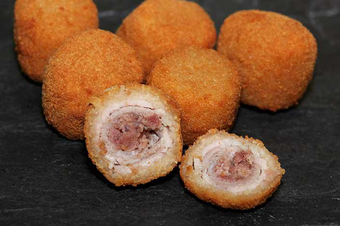 bolitas de flamenquin
