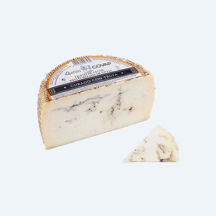 Queso con trufa negra