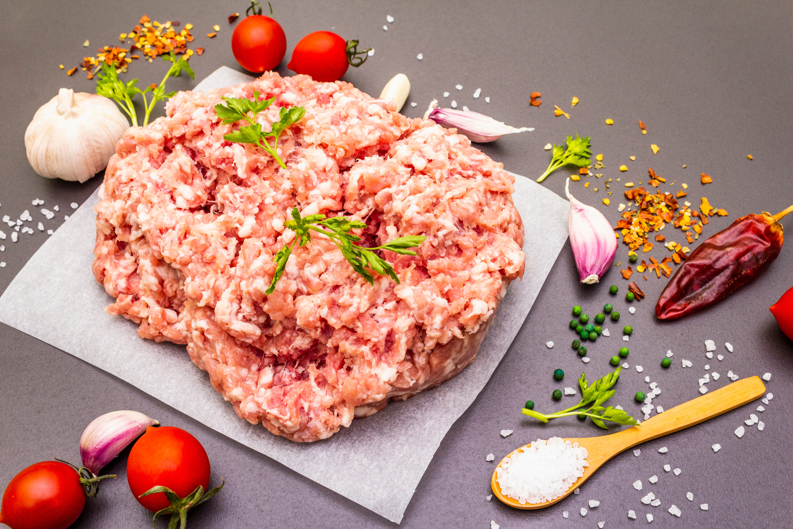 Carne picada para albóndigas