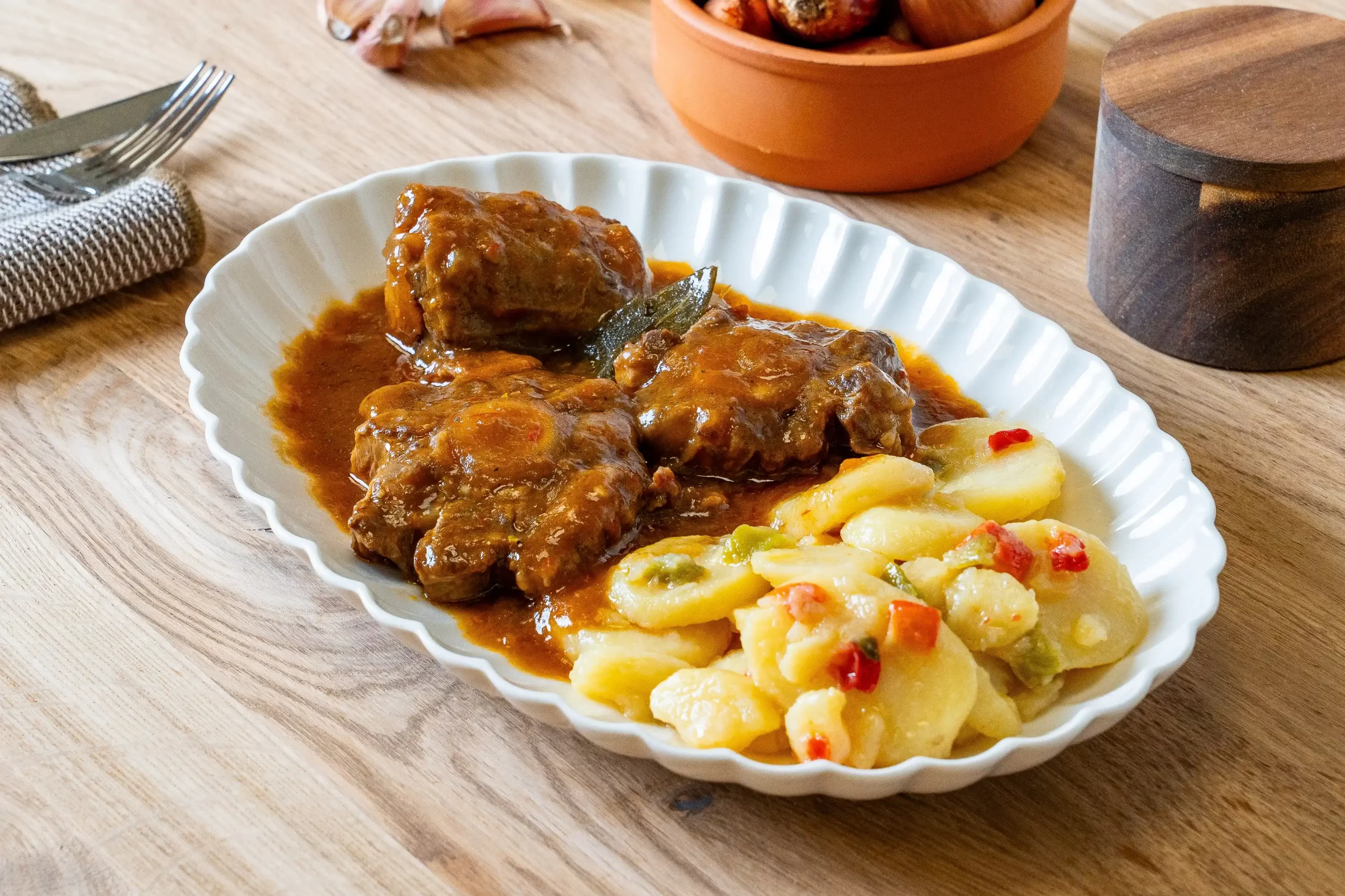 Rabo de toro en salsa cordobesa